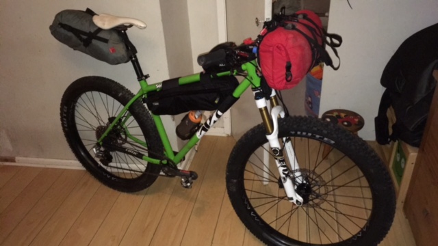 Bike loaded.