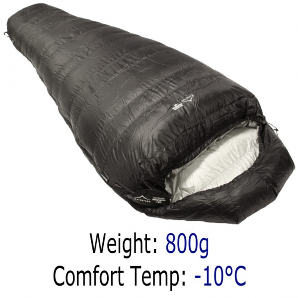 Criterion quantum 450 down sleeping bag